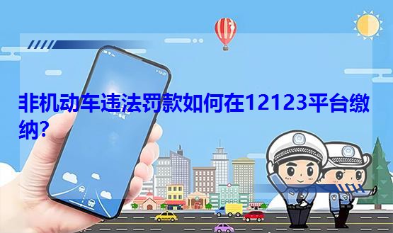 非機(jī)動(dòng)車違法罰款如何在12123平臺(tái)繳納?